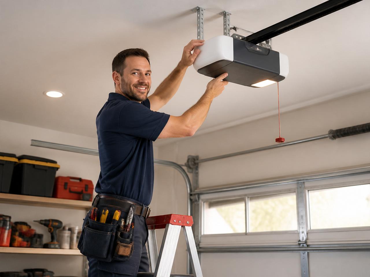 Opener Repair & Install — performed by Sope Creek Garage Door Repair in Marietta, GA