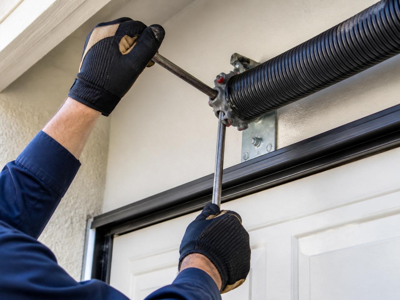Spring Repair & Replacement — performed by Sope Creek Garage Door Repair in Marietta, GA
